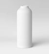 Textured Ceramic Vase White