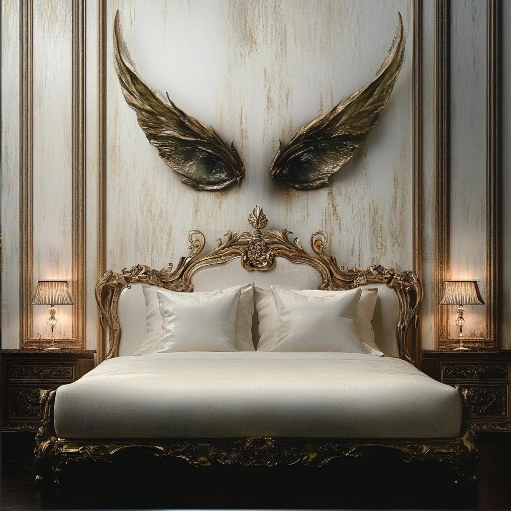 Golden Elegance Bedroom Set