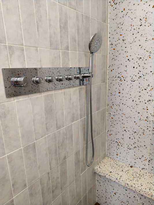 Rivius Aquanova – 5-Function Chrome Shower Panel Set