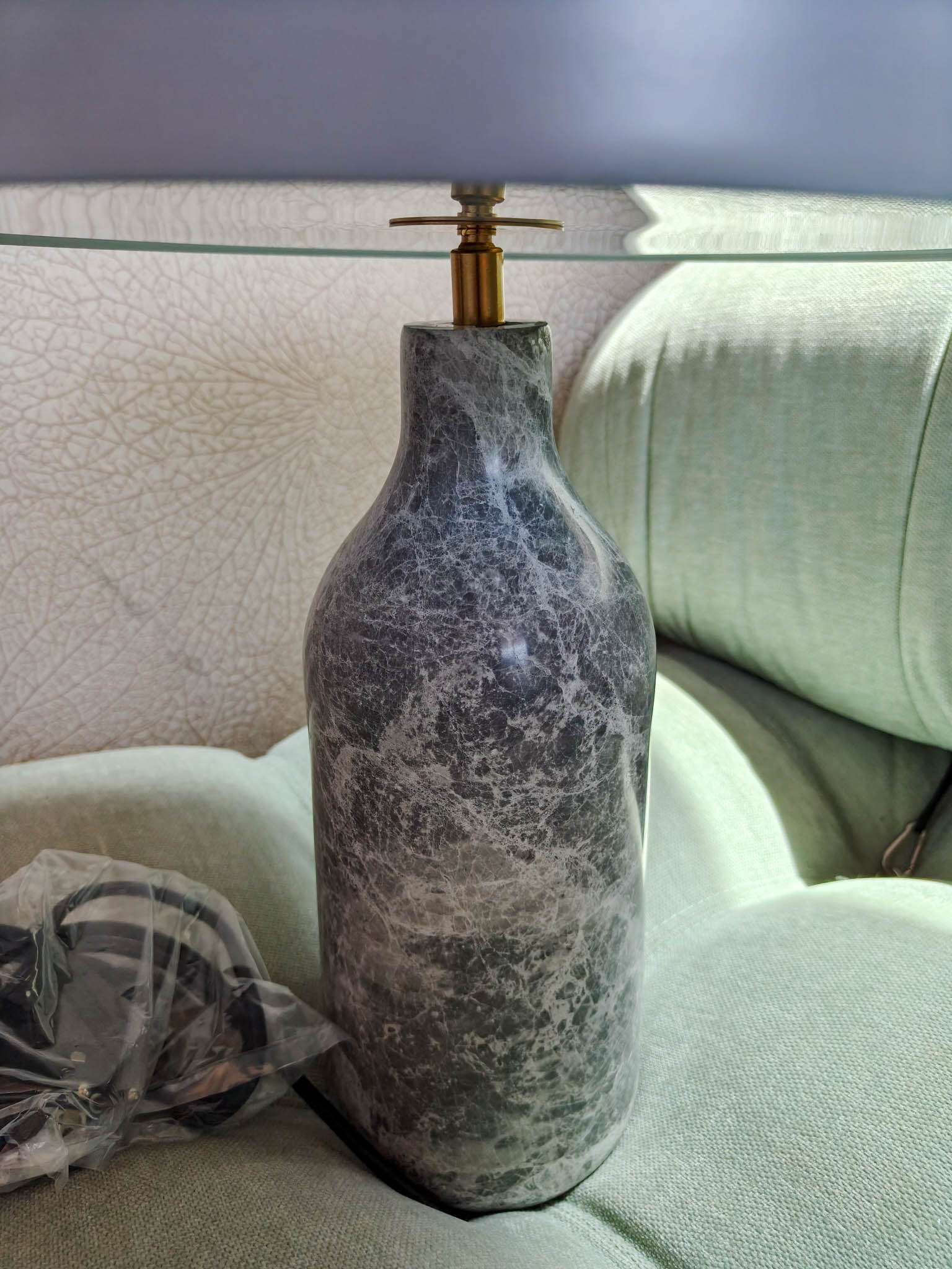 Rivius Molari – Minimalist Natural Stone Table Lamp