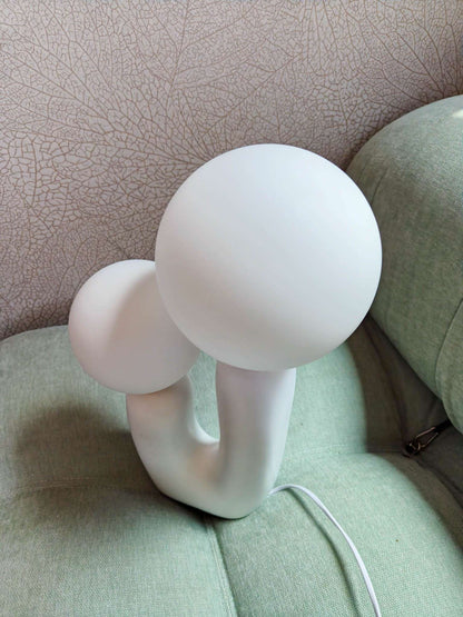 Rivius Cactus – Minimalist Abstract Dual-Globe Table Lamp