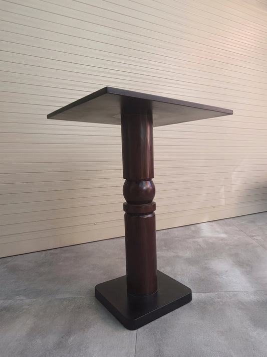 Rivius Ebénoir – Classic European-Style Square Wood Table