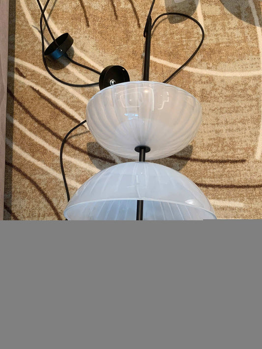 Rivius Lumira – Ceiling Light with Symmetrical Frosted Glass Domes