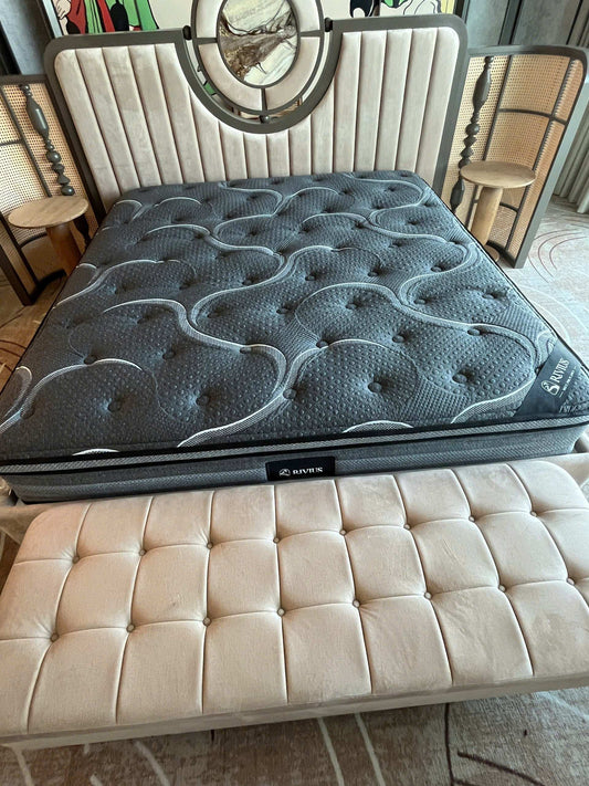 Rivius Irene – Soft Grey Memory Foam Mattress