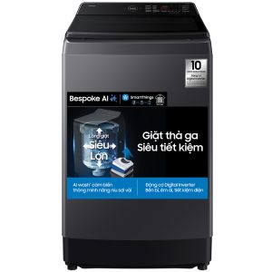 15 kg Máy Giặt Bespoke AI Cửa Trên -AI Wash, Xám