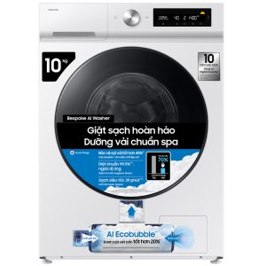10kg Máy giặt Bespoke AI Cửa Trước -AI Control, Trắng